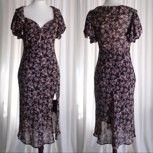 Floral Midi Dress | S